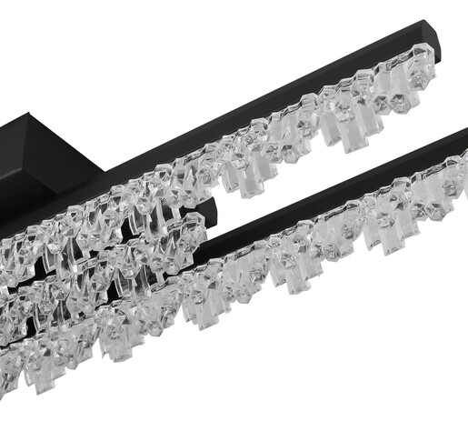 Stropna svjetiljka HILTON, LED, crna