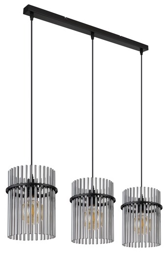 Viseća svjetiljka GORLEY, 3x E27, crni