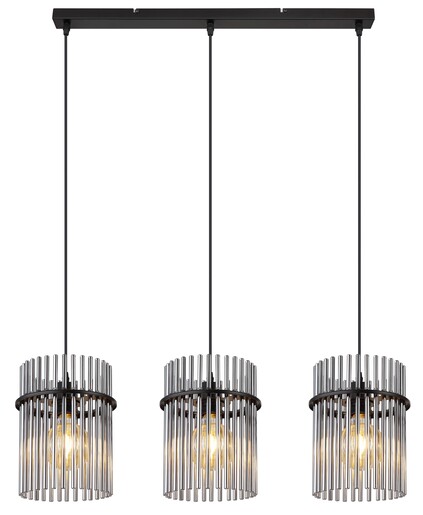 Viseća svjetiljka GORLEY, 3x E27, crni