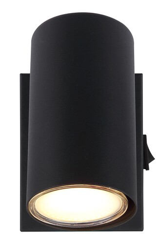Zidni reflektor ROBBY, 1x GU10, crni