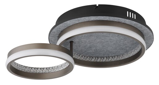 Stropna svjetiljka DELLA, LED, crna