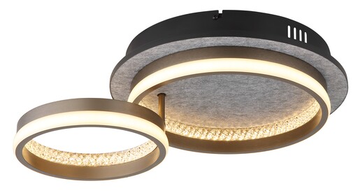 Stropna svjetiljka DELLA, LED, crna