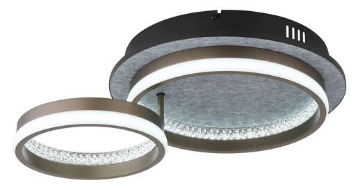 Stropna svjetiljka DELLA, LED, crna