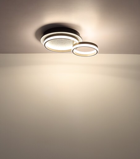 Stropna svjetiljka DELLA, LED, crna