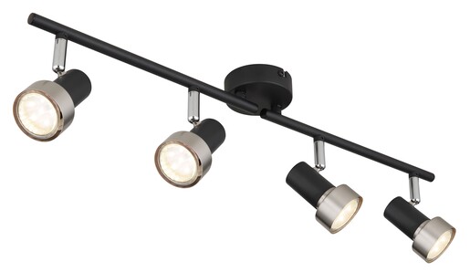 Stropni reflektor MASON, 4x GU10, crni