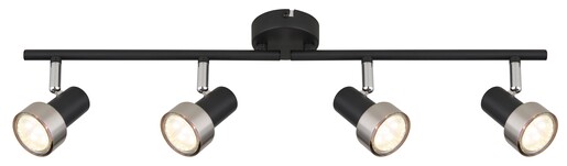 Stropni reflektor MASON, 4x GU10, crni