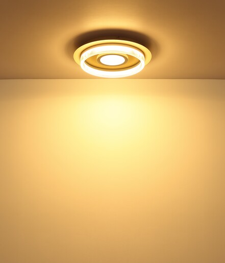 Stropna svjetiljka ZARA (Ø40 cm), LED, bijela