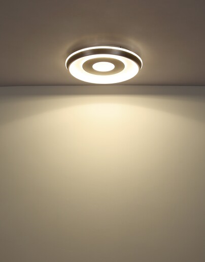 Stropna svjetiljka WILLIAMSON (Ø49 cm), LED, bijela