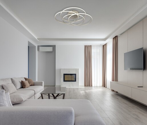 Stropna svjetiljka KOMBOS, LED, metalna