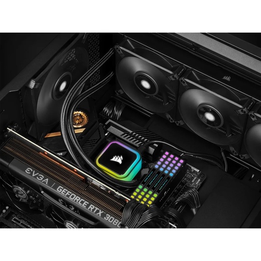Vodeno hlađenje Corsair iCUE H100i ELITE RGB, 240mm radiator
