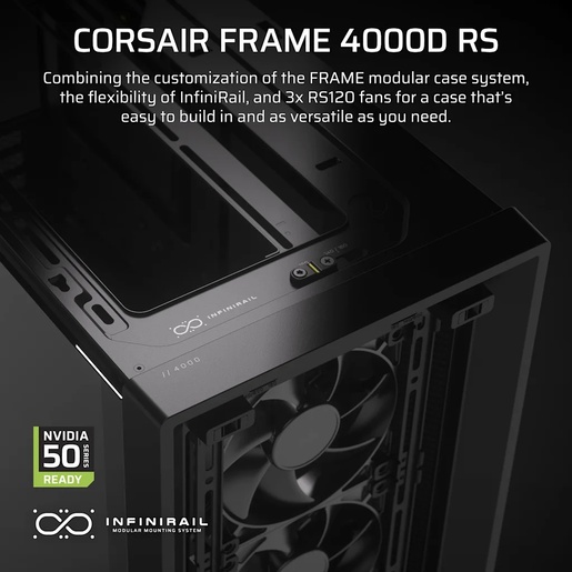Kućište Corsair Frame 4000D RS, crno