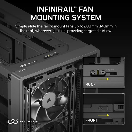 Kućište Corsair Frame 4000D RS, crno