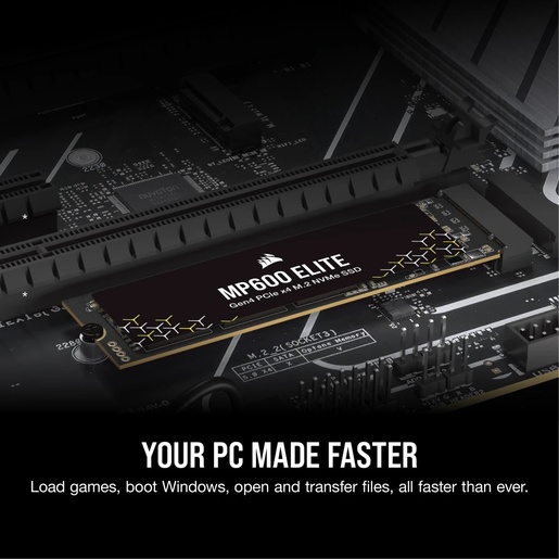 SSD 2TB Corsair MP600 Elite Gen4 PCIe x4 NVMe 1.4 M.2 (CSSD-F2000GBMP600ENH)
