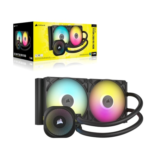 Vodeno hlađenje Corsair Titan 280 RX RGB, 280mm radiator