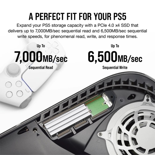 SSD 1TB Corsair MP600 Elite Gen4 PCIe x4 NVMe M.2 (CSSD-F1000GBMP600ECS)