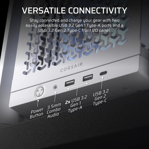 Kućište Corsair Frame 4000D ARGB, bijelo