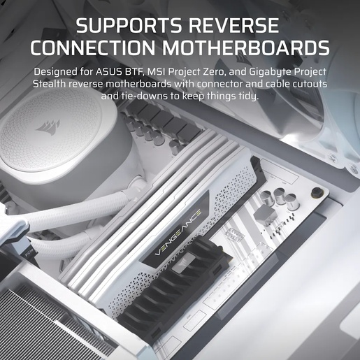 Kućište Corsair Frame 4000D ARGB, bijelo