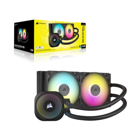 Vodeno hlađenje Corsair Titan 240 RX RGB, 240mm radiator