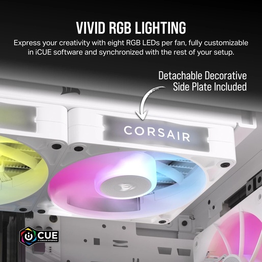 Ventilator za kućište Corsair iCUE LINK RX140 RGB 140mm, 2kom
