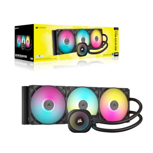 Vodeno hlađenje Corsair Titan 420 RX RGB, 420mm radiator