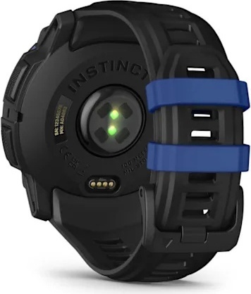 Garmin Instinct 3 Amoled, 50mm, Black Bolt Blue, 010-03020-03, pametni sat