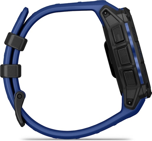 Garmin Instinct 3 Amoled, 45 mm, Black Bolt Blue, 010-02936-03, pametni sat