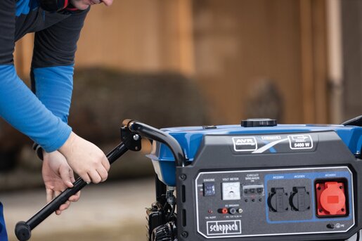 SCHEPPACH benzinski generator SG7100X 420 cm³ motor, 5400W