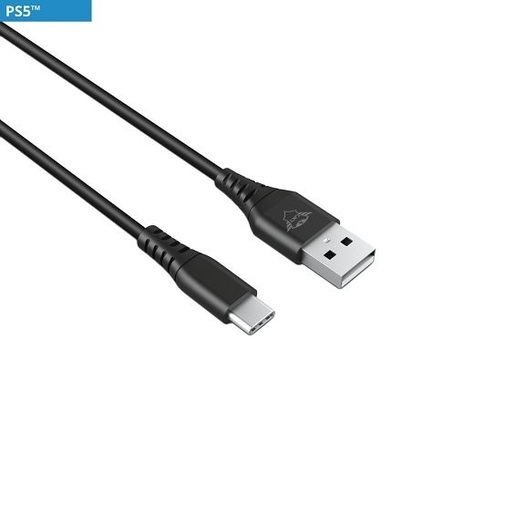 Trust GXT 226 Play & Charge kabel za punjenje gamepada, PS5, 3m, crni