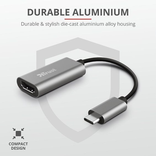 Trust Dalyx USB-C na HDMI adapter, srebrni