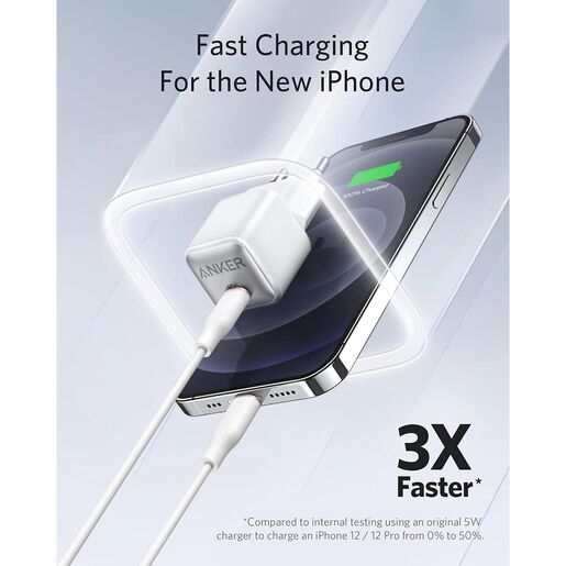 Anker Nano Pro 512 punjač, 20W, USB-C, bijeli