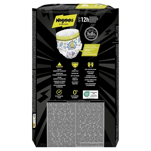 Pampers Ninjamas Pyjama Pants Space pelene, vel. 3 (17-30kg), 10 kom