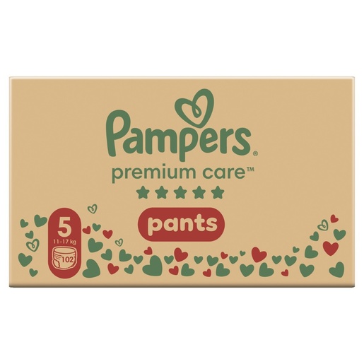 Pampers Pants Premium Care pelene, vel. 5 (12-17kg), 102 kom