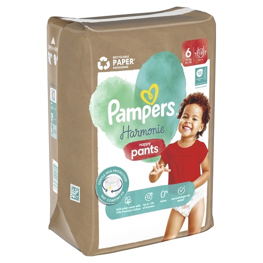 Pampers Harmonie Pants pelene, vel. 6 (15+kg), 19 kom