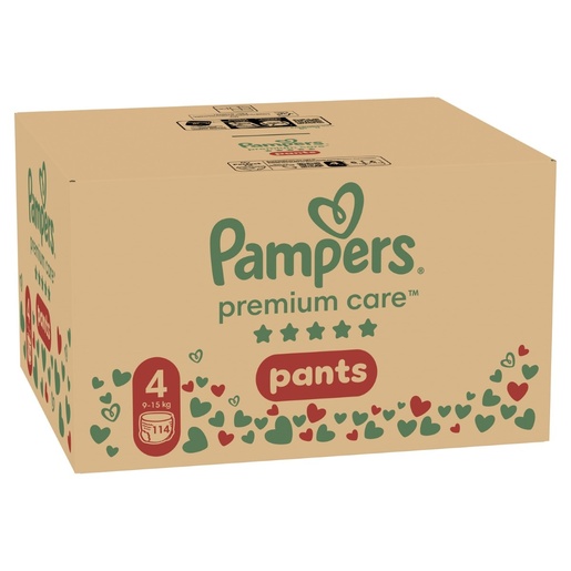 Pampers Pants Premium Care pelene, vel. 4 (9-15kg), 114 kom