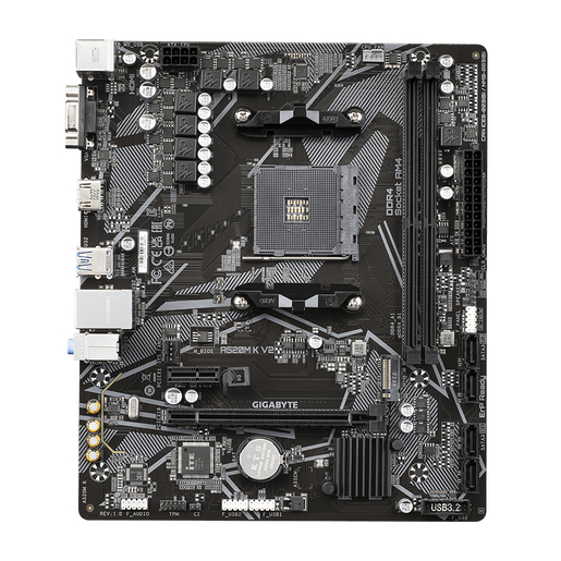 Matična ploča Gigabyte A520M K, AMD A520, AM4, mATX (A520M K V2)