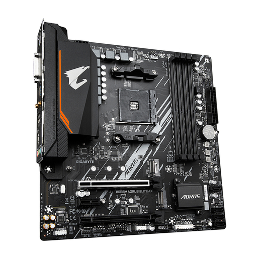 Matična ploča Gigabyte B550M AORUS ELITE AX, AMD B550, AM4, mATX (B550M AORUS ELITE AX)