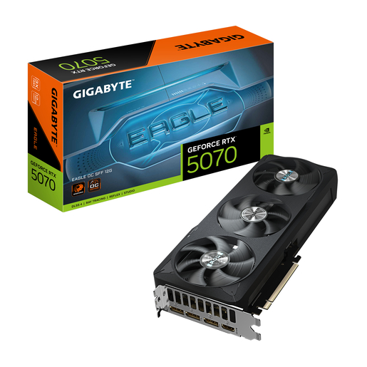 Grafička kartica Gigabyte, EAGLE OC SFF nVidia GeForce RTX 5070 12GB GDDR7, PCIe 5.0, 3x DisplayPort, 1x HDMI (GV-N5070EAGLE OC-12GD)