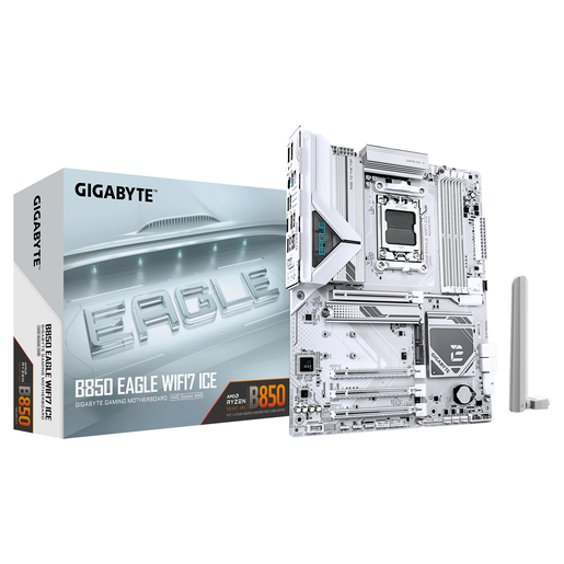 Matična ploča Gigabyte B850 EAGLE Wi-Fi 7 ICE, AMD B850, AM5, ATX (B850 EAGLE WF7 ICE)
