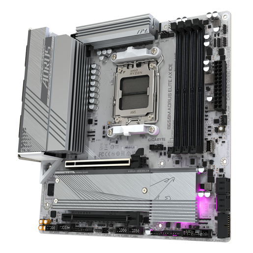 Matična ploča Gigabyte B650M A ELITE AX ICE, AMD B650, AM5, mATX (B650M A ELITE AX ICE)