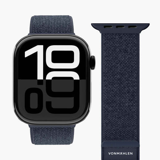 Vonmählen zamjenski remen za Apple Watch 40/41/42 mm, Navy Fitness Loop 2, One Size