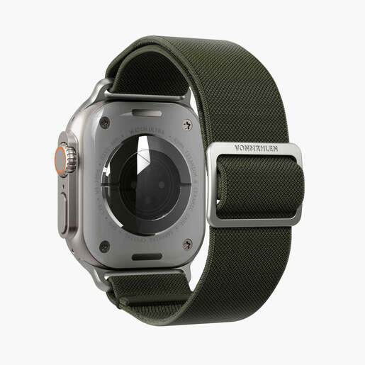 Vonmählen zamjenski remen za Apple Watch 40/41/42 mm, Olive Classic Nylon Loop, One Size