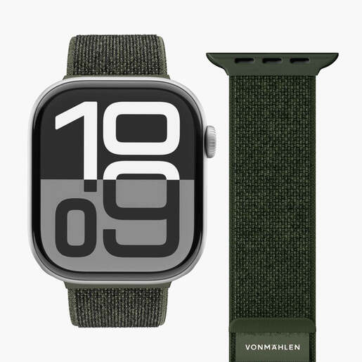 Vonmählen zamjenski remen za Apple Watch 40/41/42 mm, Olive Fitness Loop 2, One Size