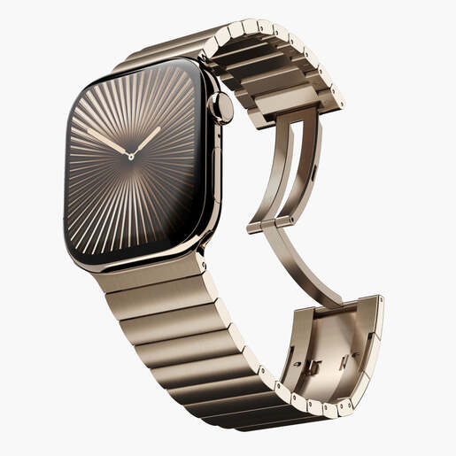 Vonmählen zamjenski remen za Apple Watch 44/45/46/49 mm, Sunset Gold Link Bracelet Pro, One Size