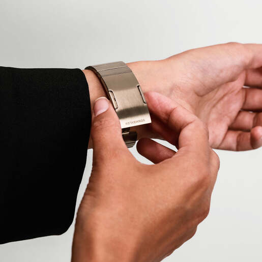 Vonmählen zamjenski remen za Apple Watch 44/45/46/49 mm, Sunset Gold Link Bracelet Pro, One Size