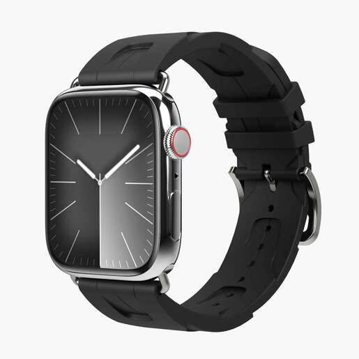 Vonmählen zamjenski remen za Apple Watch 44/45/46/49 mm, Black A. R. Exclusive Band, One Size