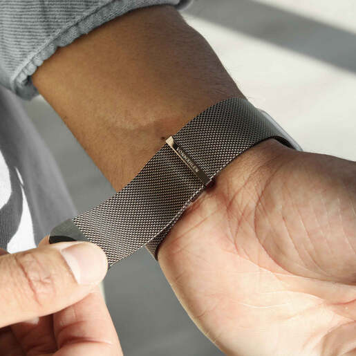 Vonmählen zamjenski remen za Apple Watch 44/45/46/49 mm, Desert Sand Milanese Loop 2, One Size