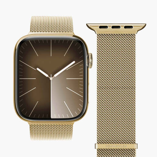 Vonmählen zamjenski remen za Apple Watch 40/41/42 mm, Gold Milanese Loop 2, One Size
