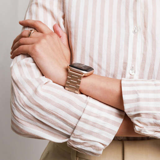 Vonmählen zamjenski remen za Apple Watch 40/41/42 mm, Rose Gold Link Bracelet 2, One Size