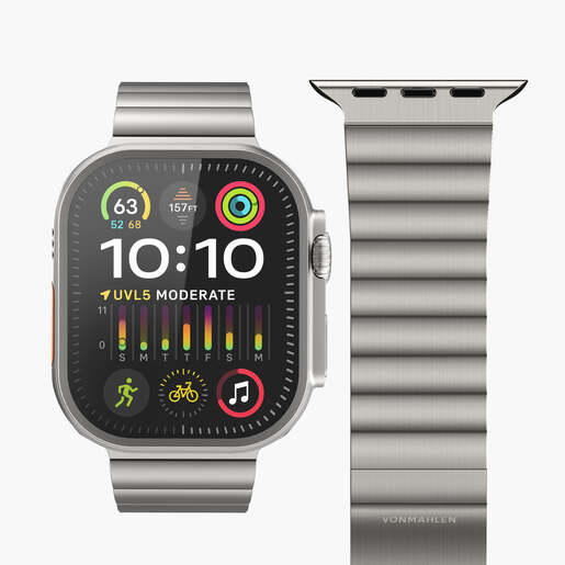 Vonmählen zamjenski remen za Apple Watch 44/45/46/49 mm, Nature Link Bracelet Pro, One Size