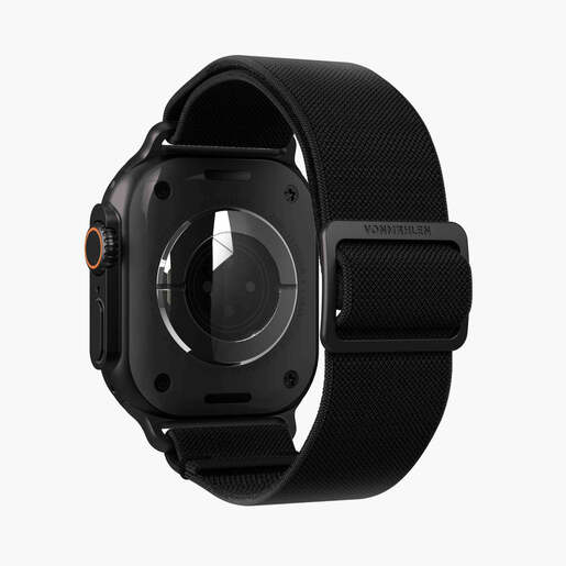 Vonmählen zamjenski remen za Apple Watch 40/41/42 mm, All Black Classic Nylon Loop, One Size